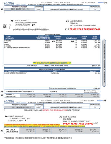 Understanding your tax bill